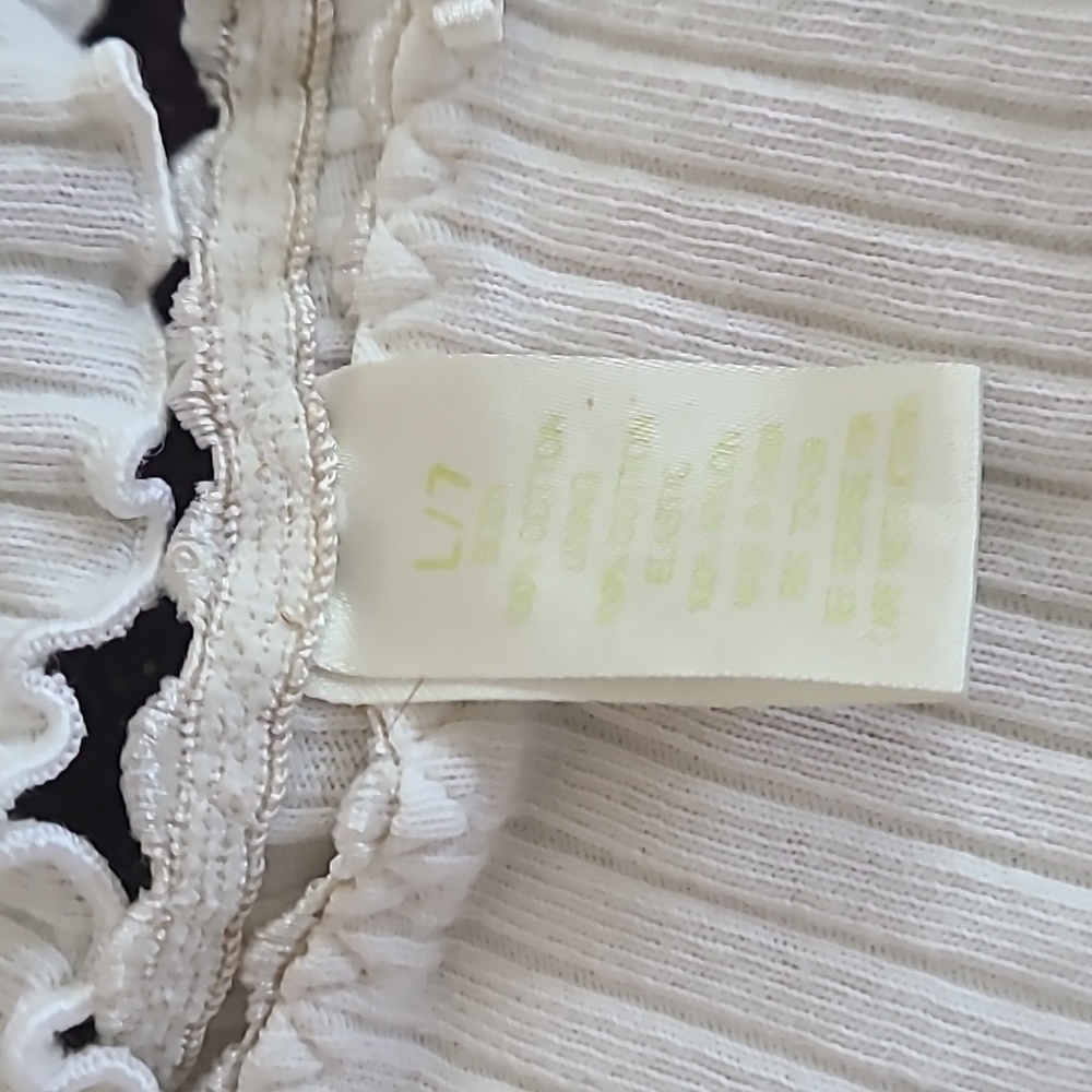 Source Unknown Cream Ribbed Chemise Set - Picture 2 of 5